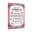 Mom Message Inspiration Of My Life Mother - Wrapped Canvas Print-2049115894
