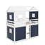 Lit simple superposé en bois avec tente-776809680-776809682