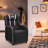 Costway Adjustable Padded Armrests and Reclining PC & Racing Game Chair-50562715