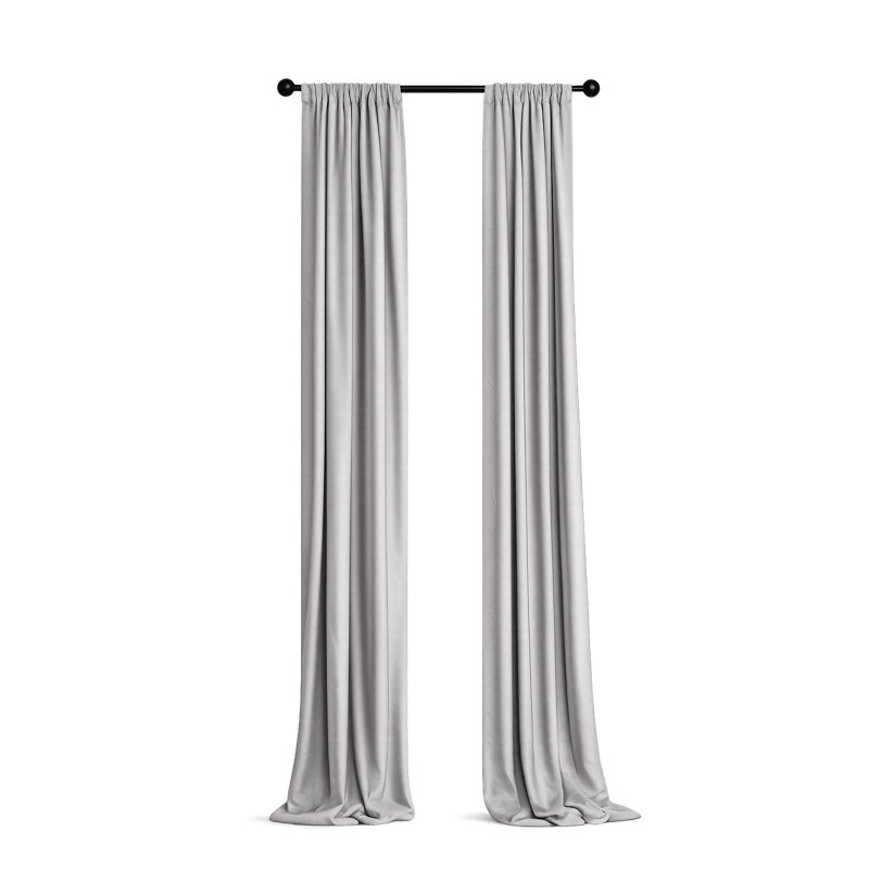 Belbin Semi Sheer Curtain Single Panel, 54" x 96"