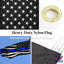 USA Nylon Flag with Embroidered Stars - Mobin