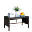 Table basse avec patio extérieur en verre trempé transparent-1720570026