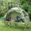 Off-Ground Camping Tent Cot: Single Person Folding Bed & Tent Combo with Carry Bag