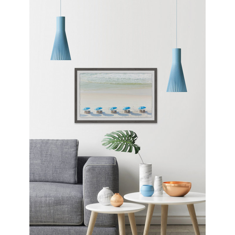 Beach Day III by Ann Barnes - Single Picture Frame Print, 30cm H x 46cm W x 4cm D