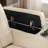 270 Degree Swivel PU Leather Power Recliner Individual Seat Home Theater Recliner With Tray Table-1953313245