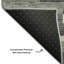 Tapis gris anthracite lavable à la machine Premium Prisco-1432389089