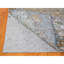 Tapis noué à la main en soie 8 pi 1 po x 10 pi bleu à motif abstrait noué à la main 547E4E4C804848C3A1D536818BFF67E3