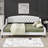 Full Sophisticated Contemporary Daybed Accented With Subtly Tufted Button Features-1565680190-1565680191