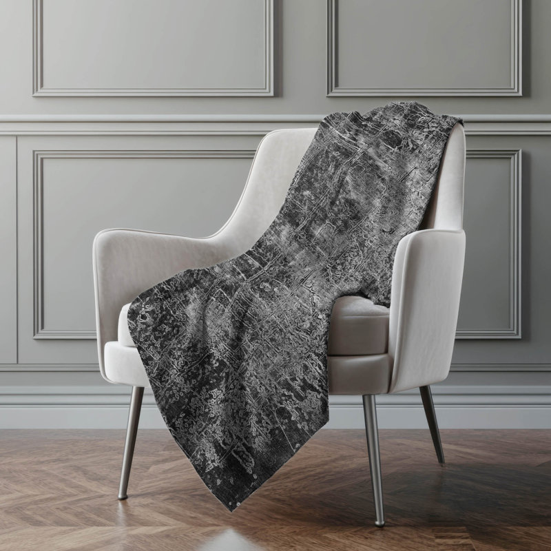 Jeté en sherpa Addison, Gris