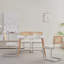 Chairs - Scandinavian Velvet Dining Chair - Rattan Back Chair - Metal Legs-301496114-301496128