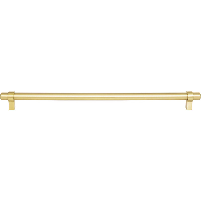 Key Grande Bar Pull, Brushed Gold, 8 13/16"