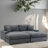 Modular Sectional Sofa, 4 Seater Oversized Sectional Sofa, With 2 Ottoman Bench And 2 Pillows, Modular Sectionals Sofa Couch For Living Room-283272553
