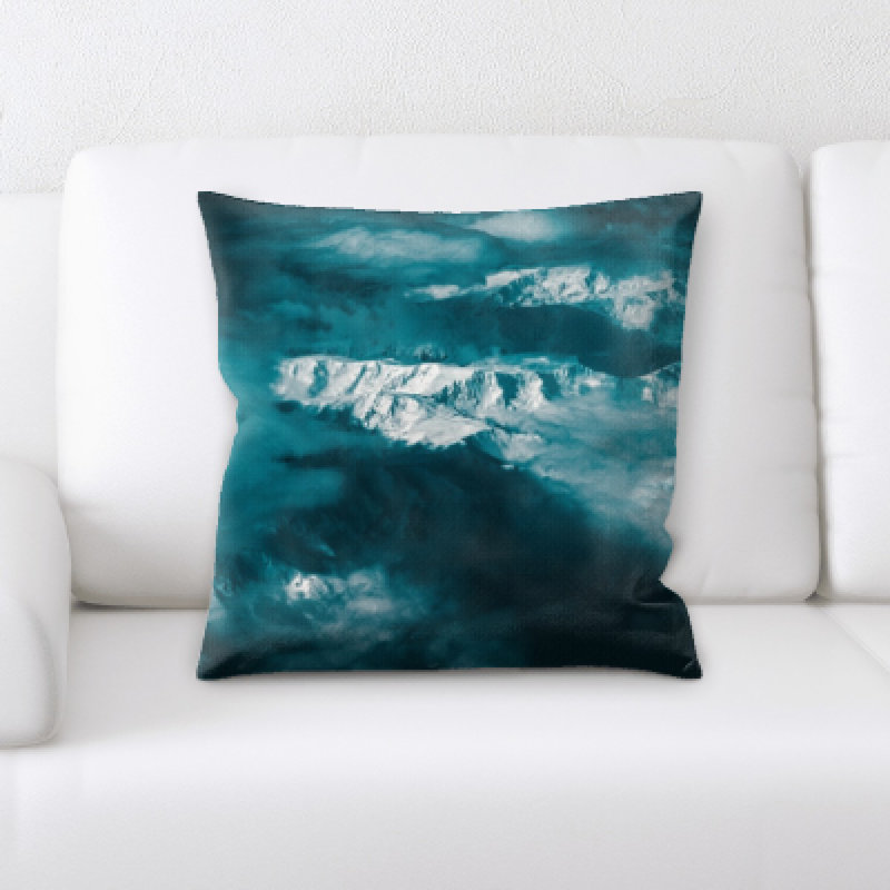 Microsuede Reversible Throw Pillow