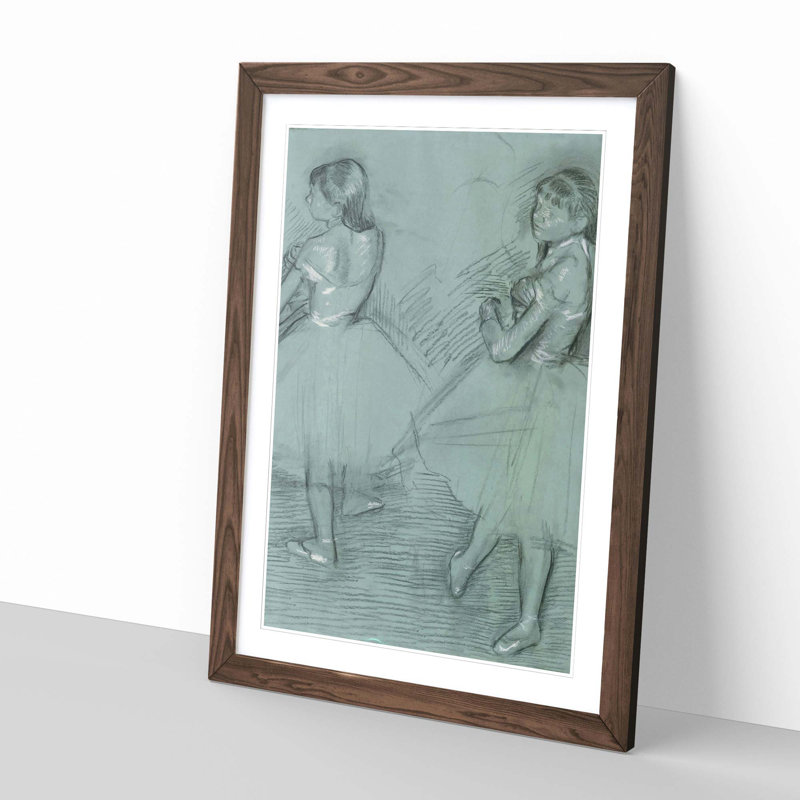 Edgar Degas - Single Picture Frame Print, Walnut