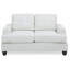 Causeuse charmante et transitionnelle blanche-360711810