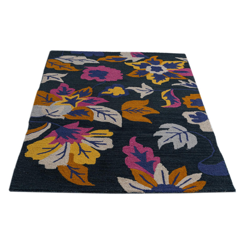 Tapis bleu marine Noell