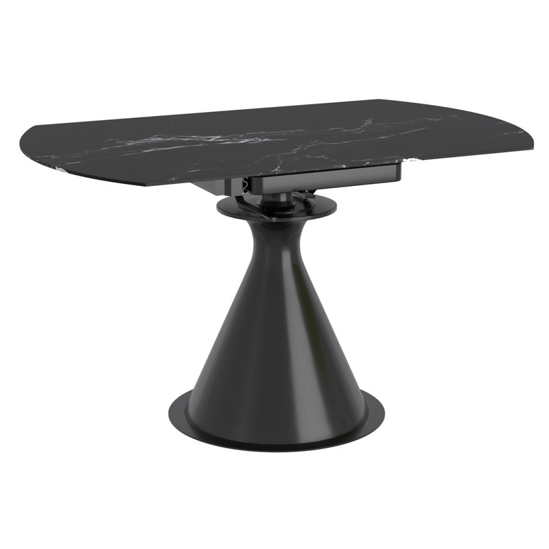 Table de salle à manger Adam, Noir