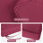 Cartert 3Pcs Outdoor Cushion Cover Set And Patio Seat Cushion Covers, Only Covers-1443181175