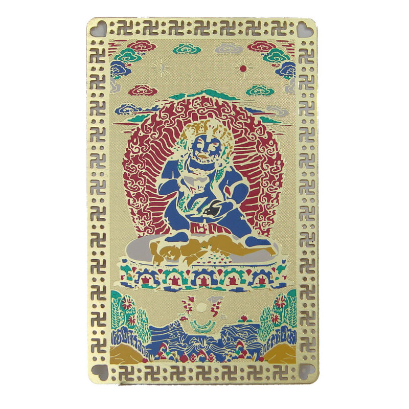 Décoration murale carte talisman dzambhala
