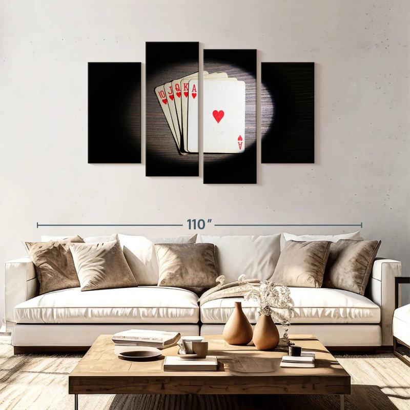 Senne Poker Flush, H 48 po x l 75 po