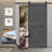 S&Z TOPHAND® Double MDF Barn Door With Sliding Door Hardware Kit , Solid Barn Door Slab Covered With Water-Proof PVC Surface-105318093-105833715