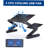 Larzelere Adjustable Metal Computer Desk-2116205617