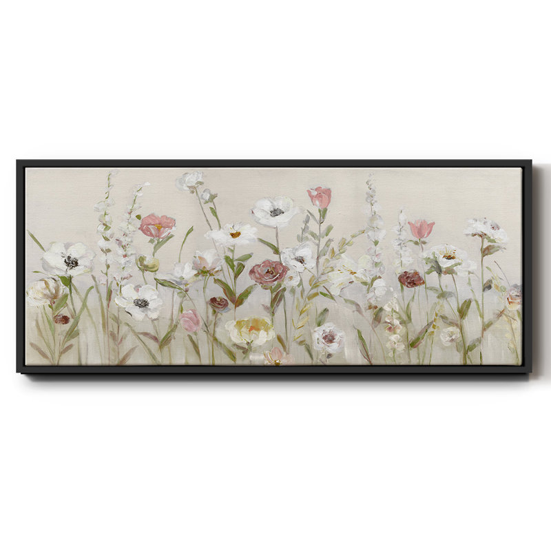 Blooming Around - Toile encadrée, H 20 po x l 50 po
