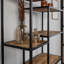 Ethen 190cm H x 90cm W Steel Etagere Bookcase