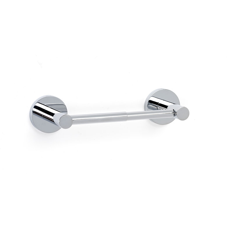 Contemporary I Wall Mount Toilet Paper Holder, Satin Nickel