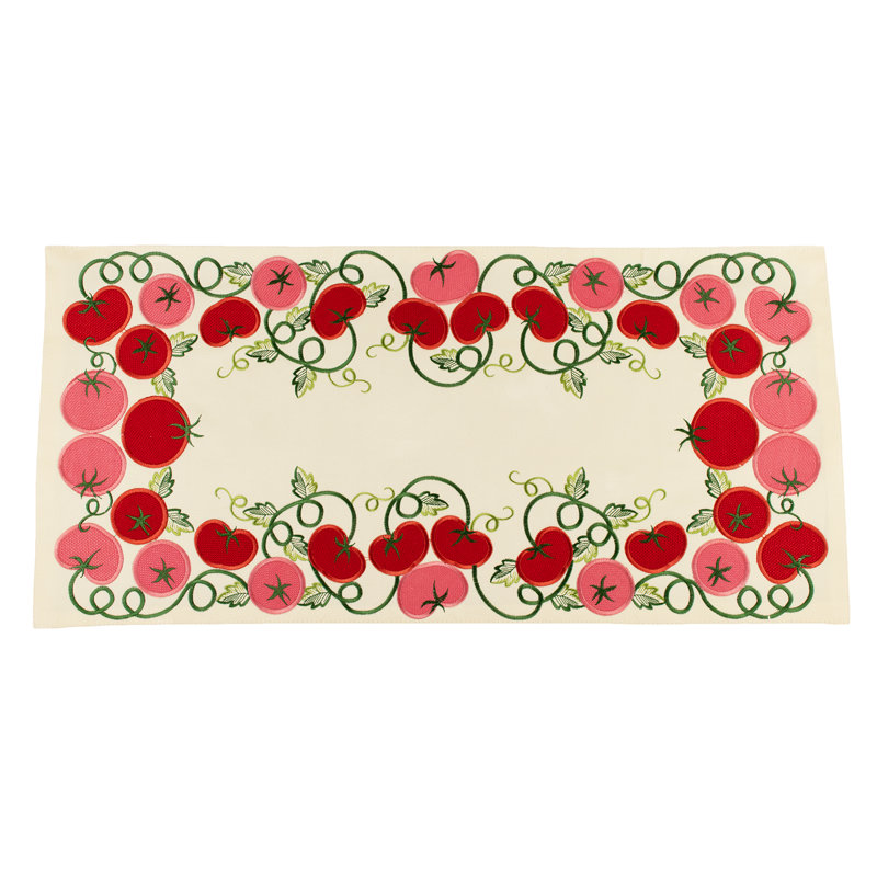 Drexal Tomato Table Runner (14"x27"), 27" x 14"