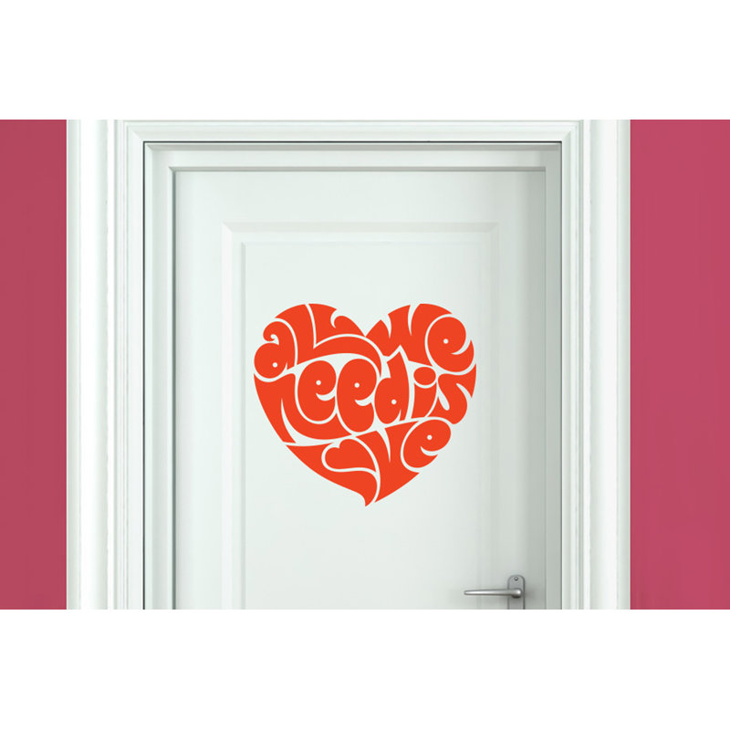 Wall Decal, Orange