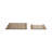Elegant Glass Serving Trays With Modern Handles - Decorative And Functional Tabletop Display - Stylish And Versatile Accent Set Of 2-370699638