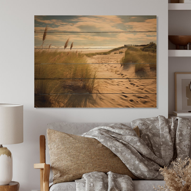 «Schwenzer Beach Sands Wonder», reproduction sur bois, H 30 po x l 40 po x P 0,78 po