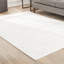 Tapis blanc uni fait à la main Jaipur Living Yasmin (6 pi x 9 pi)-62519722