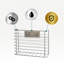 Ranallo Cabinet Door Organise Cupboard Storage Tidy Basket-506360053