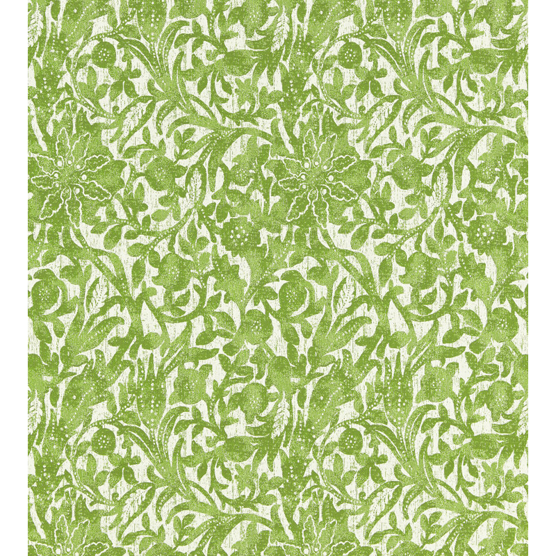 Isola Bali Floral Fabric, Palm
