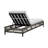 Scotia Outdoor Metal Chaise Lounge , Cushion Included