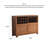 47.24" Brown Rectangular Solid Wood Wine Racks