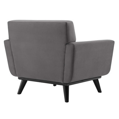 Modway Engage Channel Tufted Performance Velvet Armchair