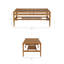 Ensemble de meubles d'extérieur en bois de teck 4 pièces Hayden
