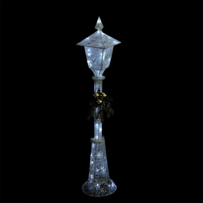 48" Cool White LED Lighted Christmas Outdoor Lamp Post