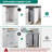 Resin Touch Top Pull Out Trash Can - 30 Gallons