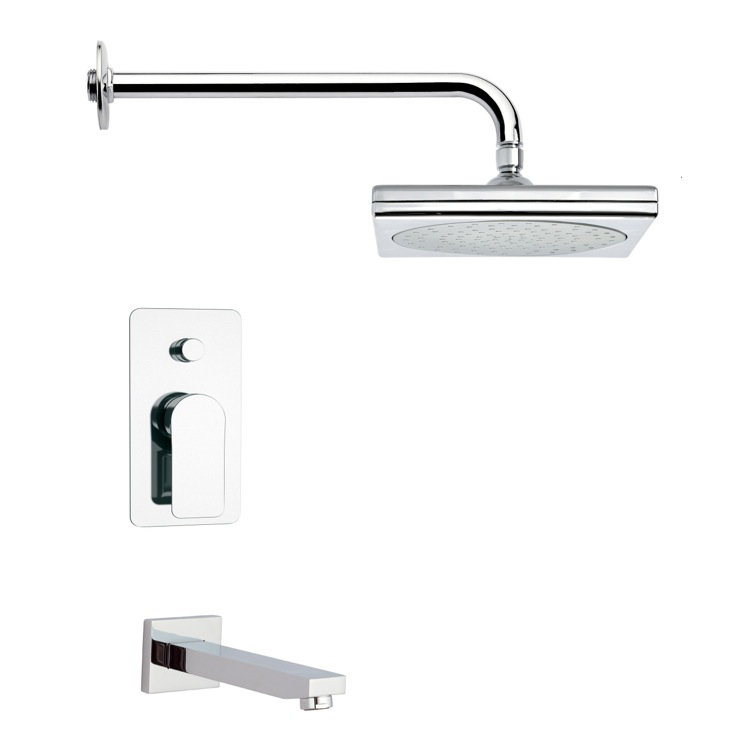 Tub & Shower Faucet with Rough in-Valve