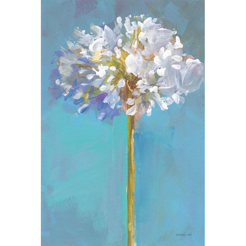 Modern Floral III by Danhui Nai - Wrapped Canvas Painting, 122cm H x 81cm W