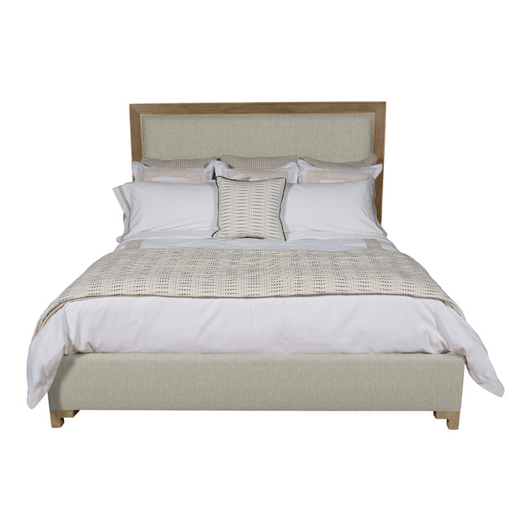 Louise/Lawrence King Upholstered Low Profile Panel Bed