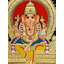Bénédiction du dieu Ganesha | Peinture de Tanjore par My Angadi