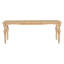 Table de salle à manger extensible traditionnelle traditionnelle de 82,7 pouces avec une feuille amovible de 23,6 po TopMAX