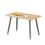 Table de salle à manger rectangulaire moderne avec pieds en métal-597380723