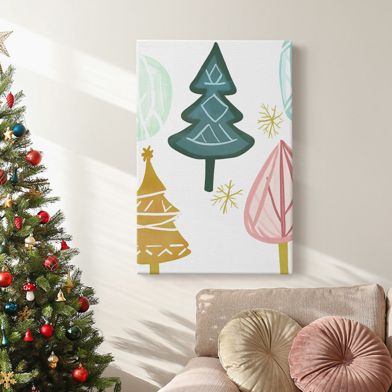 Art des Fêtes de Noël - Toile tendue avec châssis CCLXV, H 36 po x l 24 po