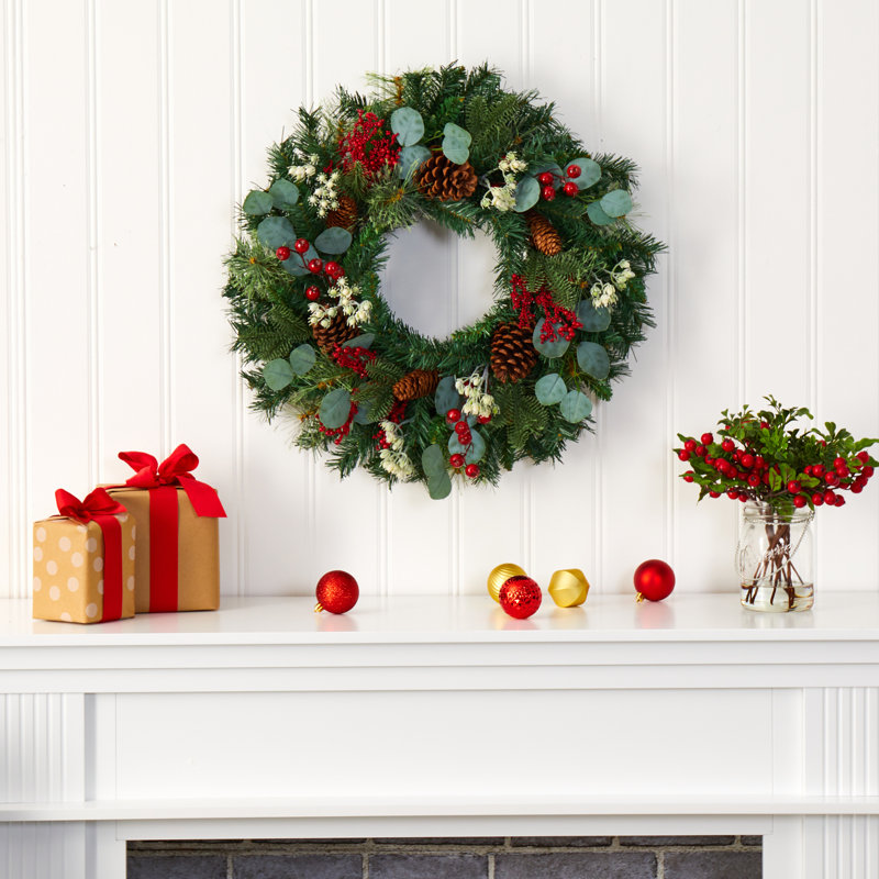 Faux Polyester 24'' Wreath
